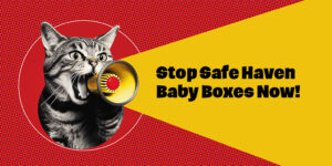 Get involved to stop safe haven baby boxes now
